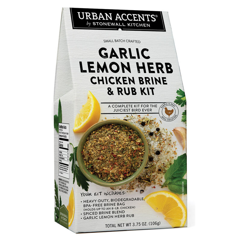 Garlic Lemon Herb Chicken Brine & Rub Kit