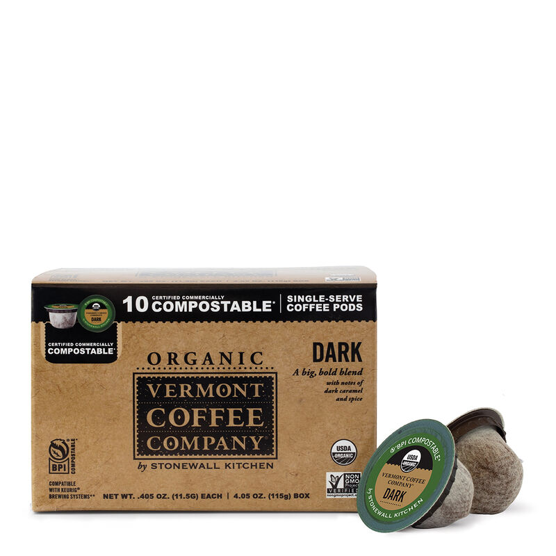 Organic Dark Coffee Single-Serve Pods