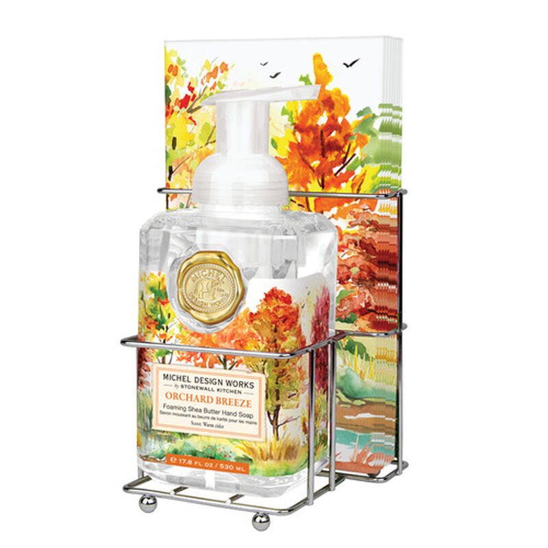 Orchard Breeze Foaming Hand Soap & Napkin Set