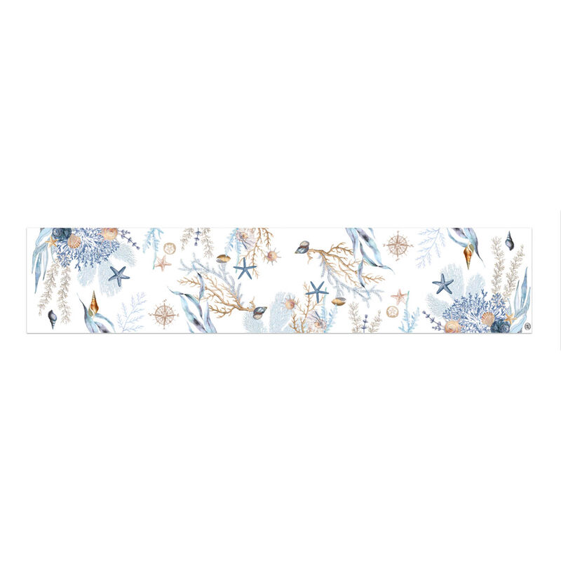 Ocean Tide Cotton Table Runner