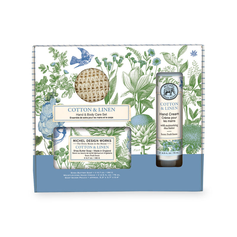 Cotton & Linen Hand & Body Care Set