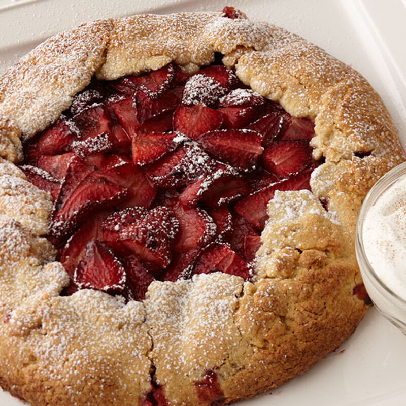 Rustic Balsamic Strawberry Crostata