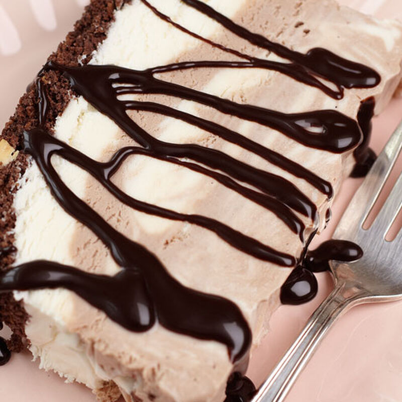 Dark Chocolate Toffee Ice Cream Torte