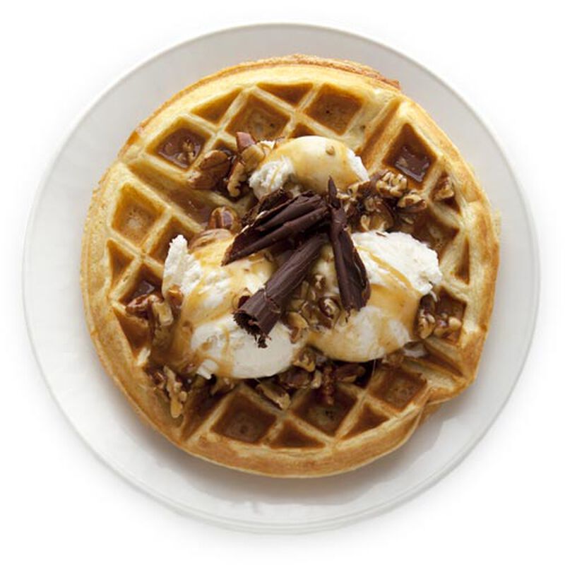 Chocolate Caramel Waffle