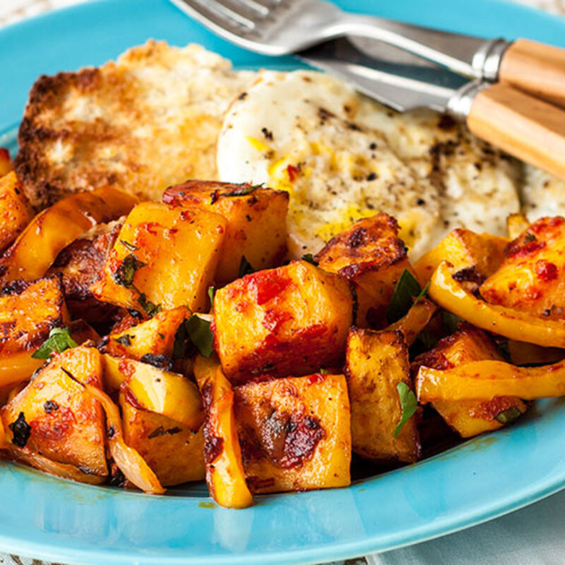 Harissa Oven Roasted Potatoes