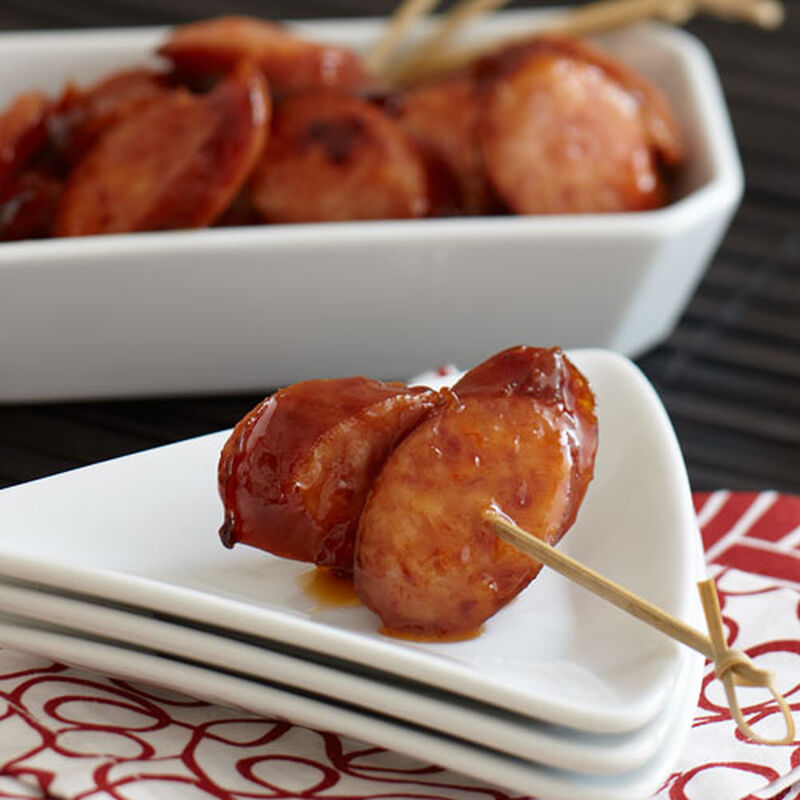 Hot Pepper Jelly Kielbasa Appetizer