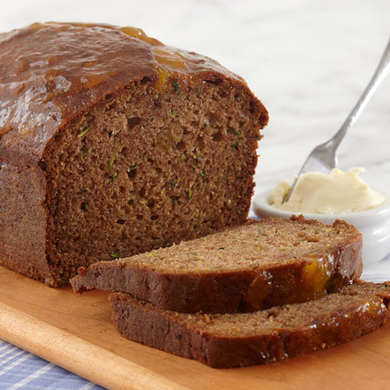 Peach Amaretto Zucchini Bread