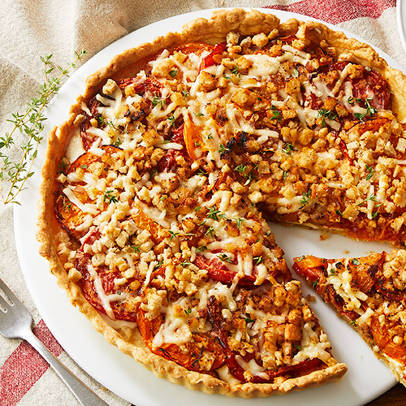 Thyme Scented Roasted Tomato Tart
