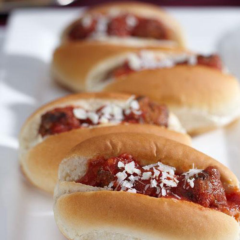 Mini Meatball Sub Sandwiches