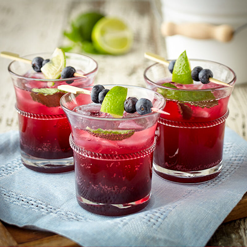 Blueberry Mojito Mocktail