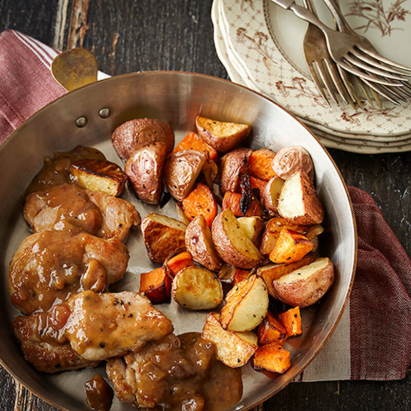 Apple Cranberry Chutney Pork Medallions