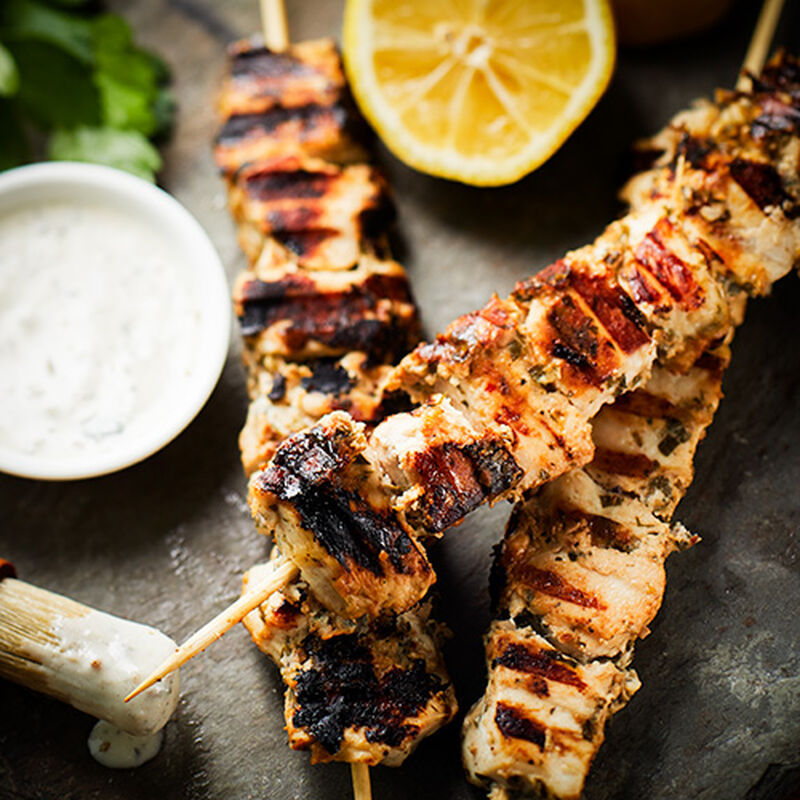 Mediterranean Grilled Chicken Kebabs