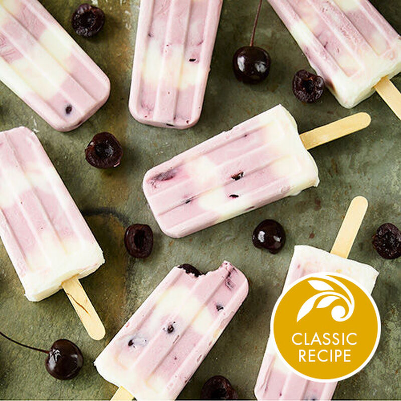 Cherry Vanilla Popsicles