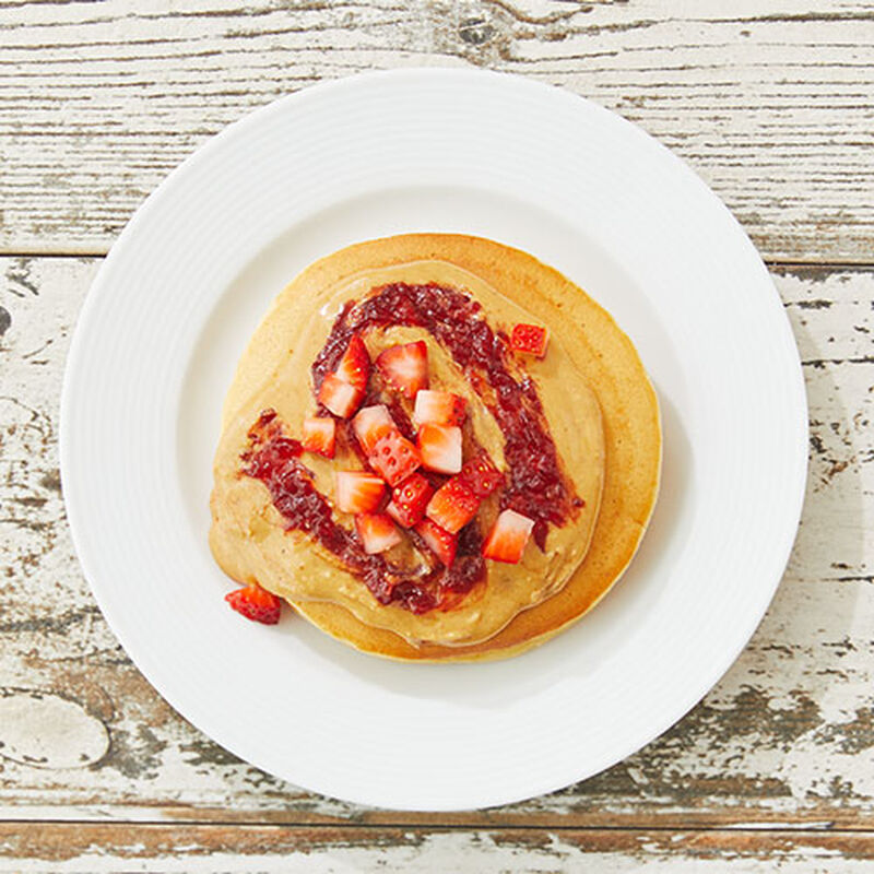 Peanut Butter & Jelly Pancakes