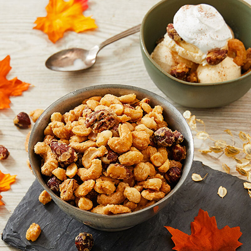 Maple Cream Glazed Nuts