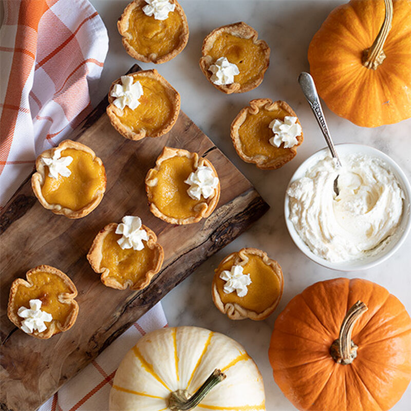 Mini Maple Pumpkin Pies