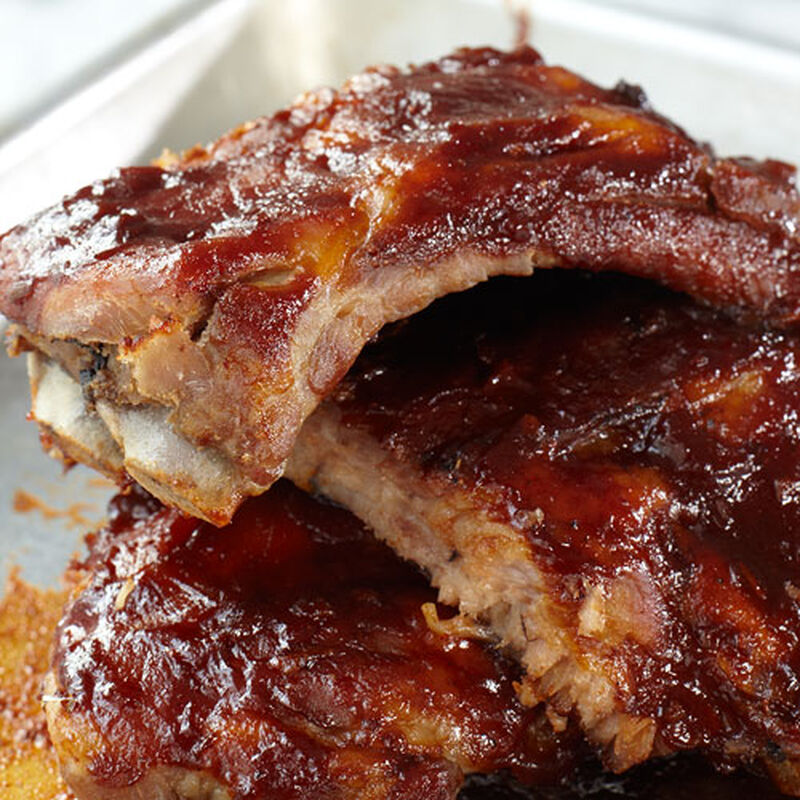 Bourbon Molasses Barbecue Ribs