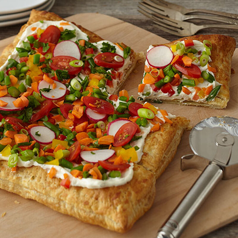 Ranch Vegetable Pizza