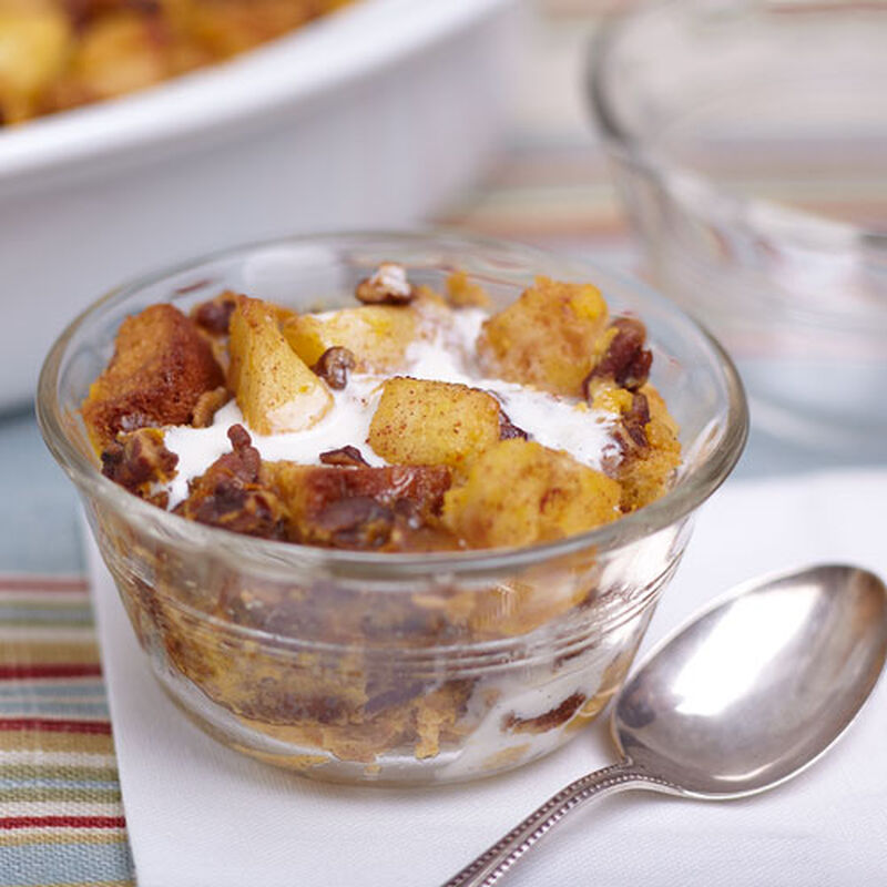 Maple Pumpkin Bread Pudding