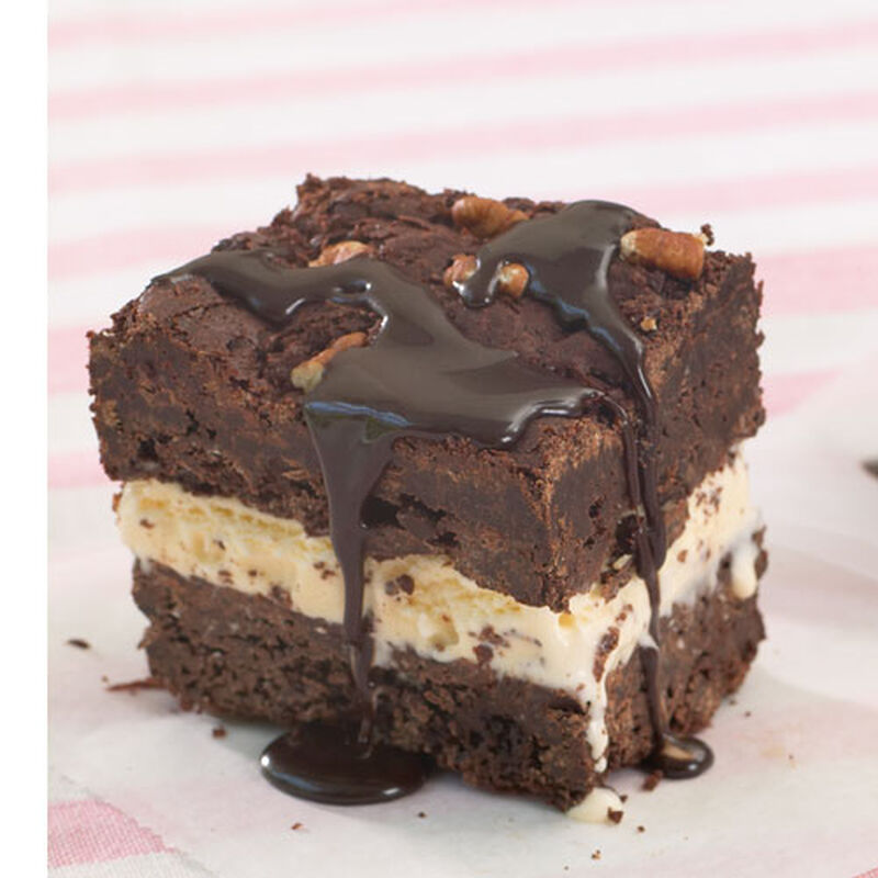 Brownie Ice Cream Bars