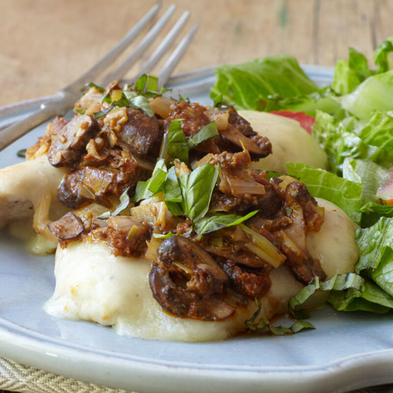Sun-Dried Tomato and Provolone Chicken