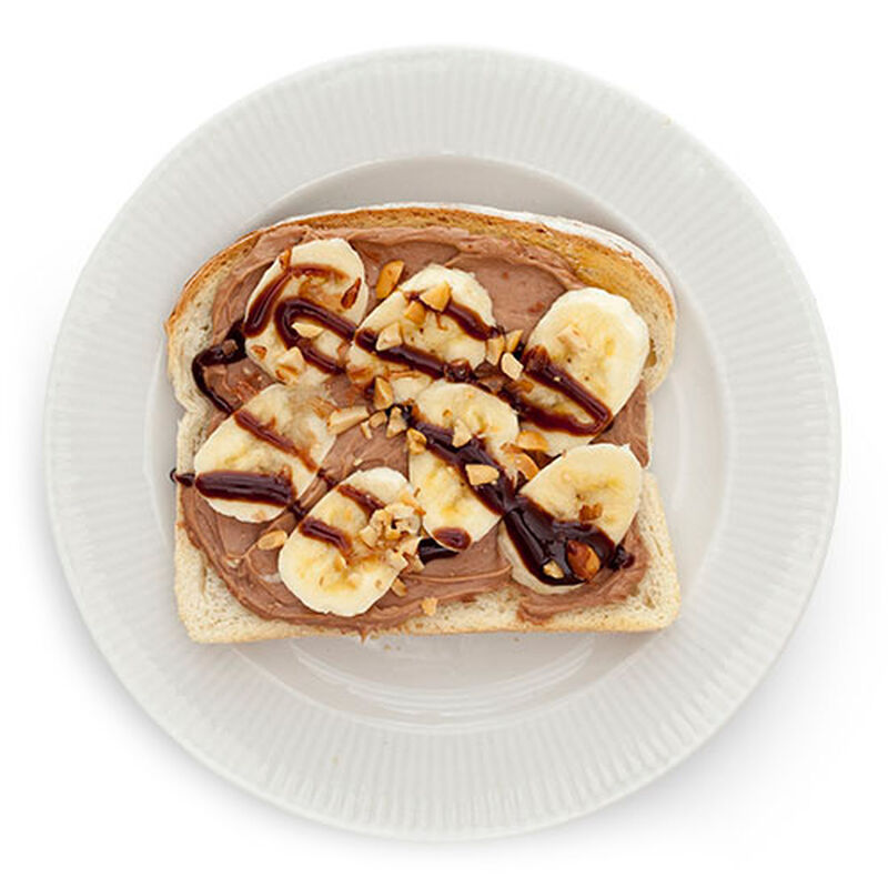 Chocolate Peanut Butter & Banana Toast