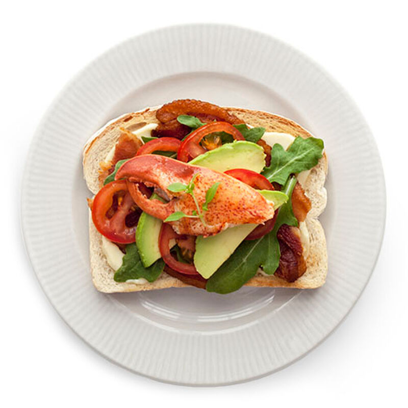 Lobster & Avocado BLT Toast
