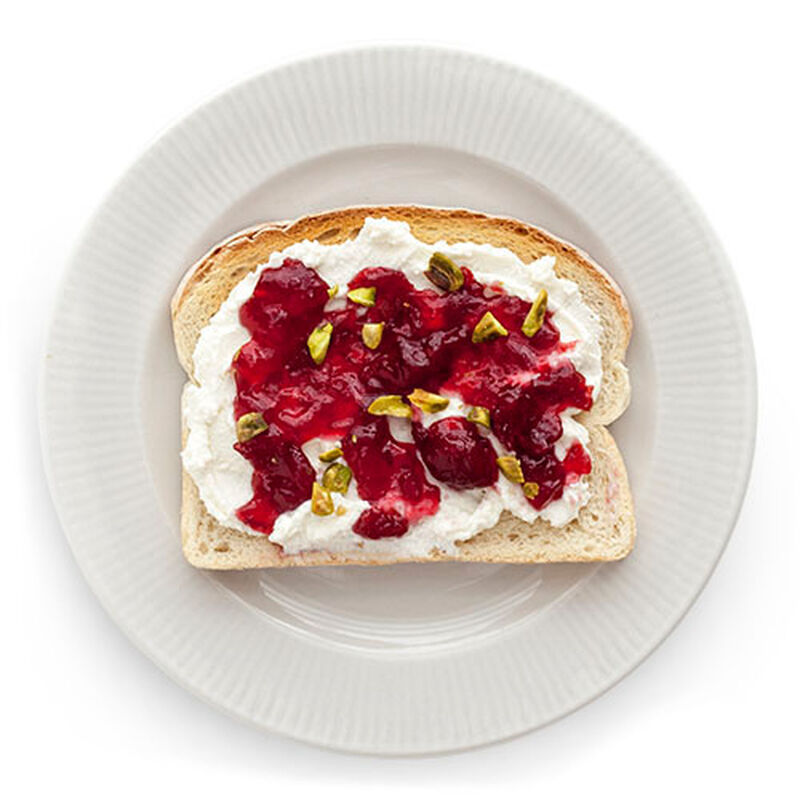 Homemade Ricotta & Jam Toast