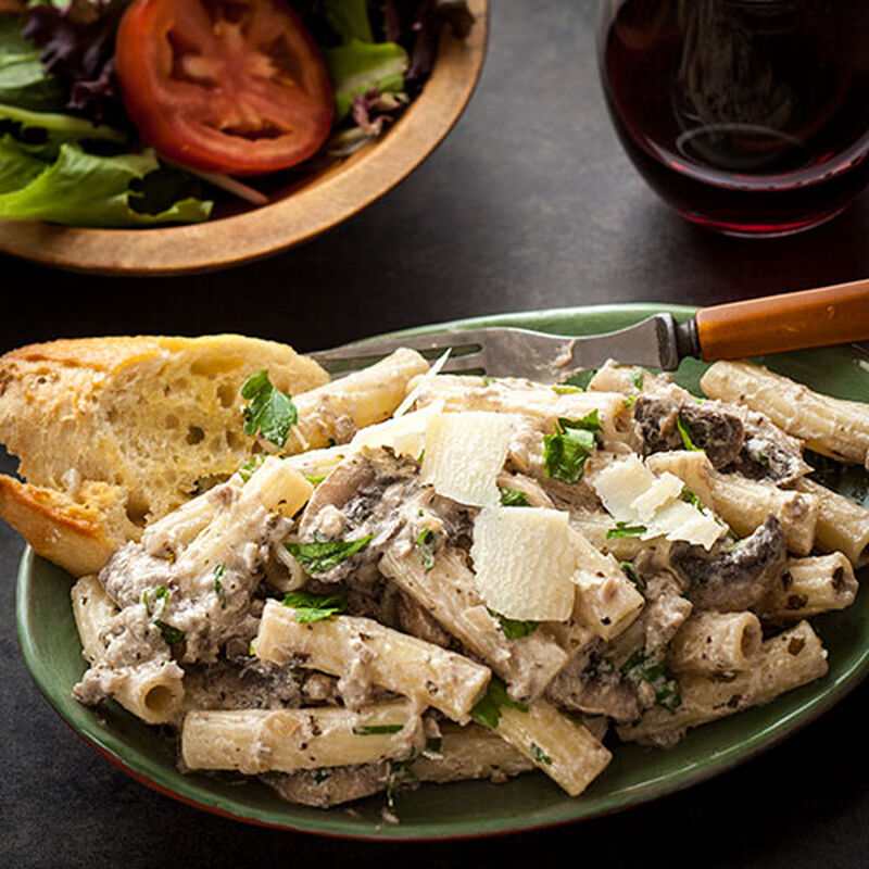 Pasta with Truffle Cream Sauce